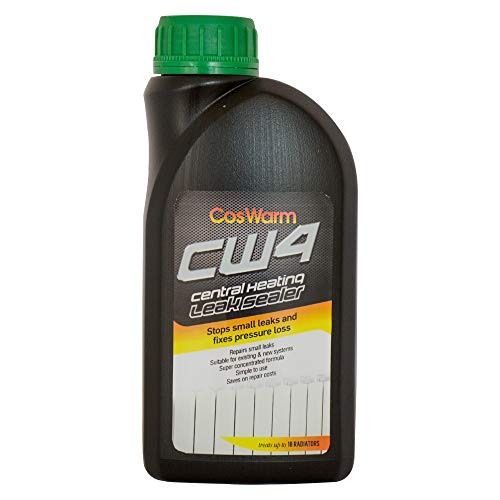 CosWarm CW4 Leak Sealer – Radiator Leck Stop – Heizkessel, Heizkörper und Dichtmittel des Zentralheizunssytems - Behandelt 18 Heizkörper - Anti-Leck-Flüssigkeit CosWarm CW4 Leak Sealer – Radiator Leck Stop – Heizkessel, Heizkörper und Dichtmittel des Zentralheizunssytems - Behandelt 18 Heizkörper - Anti-Leck-Flüssigkeit von CosWarm