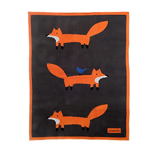 Cosatto - Babydecken – Kleinkinder & Neugeborene Essentials 100% gekämmte Baumwolle Decke – gemütliche Überwurfdecke für Kinder – perfekte Bettwäsche – Mister Fox von Cosatto