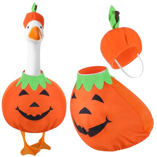 Cosblank Halloween Gans Outfit Kürbis Gans Kostüm Niedliche Gans Kleidung Veranda Gans Outfits für Zement Gans Halloween Outdoor Terrasse Hof Rasen Statueart Gans Ente Dekoration Cosblank Halloween Gans Outfit Kürbis Gans Kostüm Niedliche Gans Kleidung Veranda Gans Outfits für Zement Gans Halloween Outdoor Terrasse Hof Rasen Statueart Gans Ente Dekoration von Cosblank