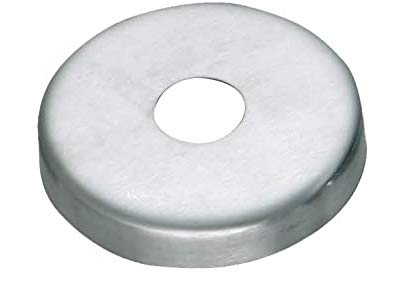 Rosette V2A 45,0x10,0 mm, Bohrung 14,5 mm geschliffen Rosette V2A 45,0x10,0 mm, Bohrung 14,5 mm geschliffen von Cosch Edelstahl