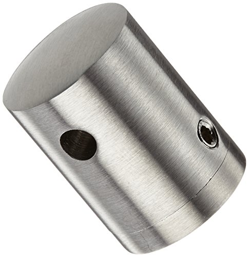 CROSO Traversenhalter für Vierkantrohr/gerader Anschluss | für 4 mm Draht | Edelstahl V4A geschliffen | 1 Stück von CROSO