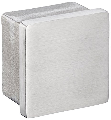 CROSO Endkappe eckig für Vierkantrohr 40x40 mm | Edelstahl V2A geschliffen | 1 Stück von CROSO