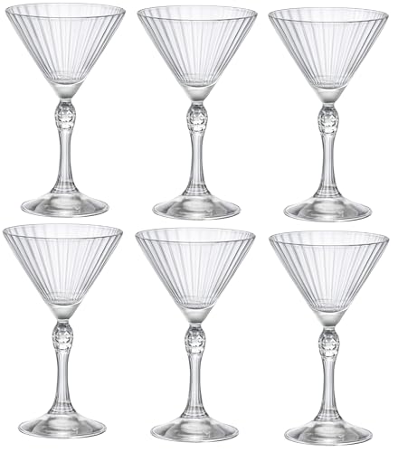 Bormioli BOR181172 Packung mit 6 Gläsern America'20S Martini cl 15,5 von Cosecha Privada