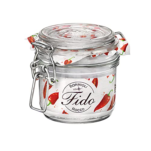 Einmachglas mit Bügelverschluss - Original Bormioli Fido - verschiedene Größen, Größe:0.125 Liter Einmachglas mit Bügelverschluss - Original Bormioli Fido - verschiedene Größen, Größe:0.125 Liter von Cosecha Privada