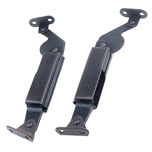 Coshar 2 Stück Federdeckel-Stützscharniere, robuste Deckelscharniere, sanft schließendes Federscharnier für Sofa, Schrank, Box, Rotbronze Coshar 2 Stück Federdeckel-Stützscharniere, robuste Deckelscharniere, sanft schließendes Federscharnier für Sofa, Schrank, Box, Rotbronze von Coshar