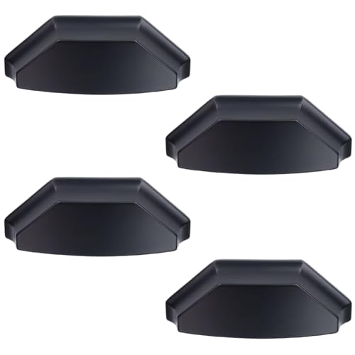 Coshar Schubladengriffe, 10,2 cm, Zinklegierung, Schubladengriffe, 6,3 cm Lochmitte, Möbelgriffe, Schwarz, 4 Stück Coshar Schubladengriffe, 10,2 cm, Zinklegierung, Schubladengriffe, 6,3 cm Lochmitte, Möbelgriffe, Schwarz, 4 Stück von Coshar