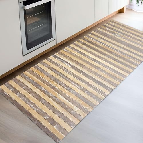 CosìCasa Bambus-Teppich für die Küche aus umweltfreundlichem Holz | Vielseitiger Küchenteppich, rutschfest, waschbar, perfekt als Badezimmerteppich, Küchenläufer oder Outdoor-Teppich [50 x 180 cm, CosìCasa Bambus-Teppich für die Küche aus umweltfreundlichem Holz | Vielseitiger Küchenteppich, rutschfest, waschbar, perfekt als Badezimmerteppich, Küchenläufer oder Outdoor-Teppich [50 x 180 cm, von CosìCasa
