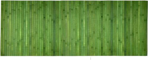 CosìCasa Rutschfester Bambus-Teppich für die Küche, wasserabweisend, leicht zu reinigen und aus umweltfreundlichen Materialien hergestellt, Bambus-Teppich, grün, 50 x 240 cm von CosìCasa
