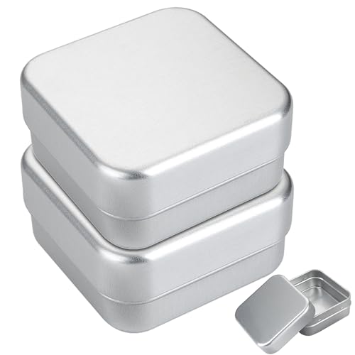 2 Stück Aluminium Seifendose mit Tropfschale und Deckel Seifendose Reise Wasserdicht Seifenbox Metal Moisture-Resistant Rustproof Seifenschalen für Zuhause und Auf Reisen von Cosiesnest