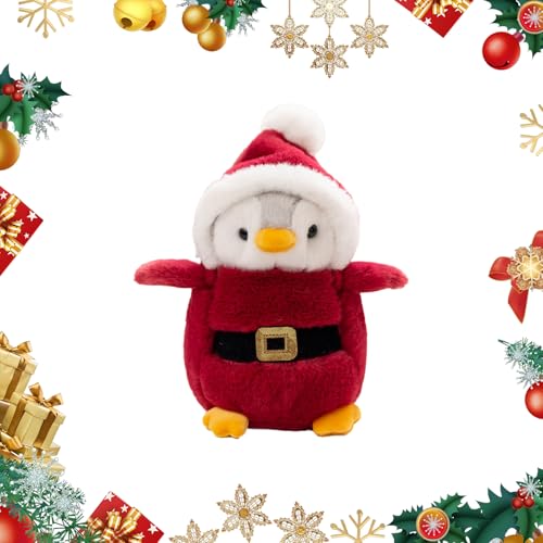 Weihnachten Pinguin Plüschtier, Niedliche Weihnachten Gefüllte Pinguin Kissen Puppe, Weihnachtsmann Kostüm Design Soft Plüsch Spielzeug Geschenk für Kinder Xmas Collection Home Decoration Weihnachten Pinguin Plüschtier, Niedliche Weihnachten Gefüllte Pinguin Kissen Puppe, Weihnachtsmann Kostüm Design Soft Plüsch Spielzeug Geschenk für Kinder Xmas Collection Home Decoration von Cosiesnest