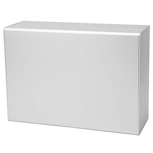 Aluminium-Projektbox, langlebig, elektrische Box, Gehäuse aus mattem Aluminium, für industrielle Heimwerker-Elektronik von Cosiki