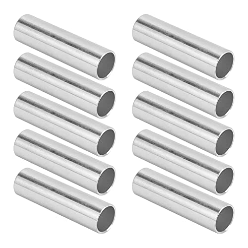 Blasrohre, Alu Verbundrohr, 10pcs Aluminiumrohr Aluminium Rundrohr gerades Rohr Welle 12 mm Innendurchmesser, 14 mm Außendurchmesser Alurohr Alu Rohr für Mutterschraube für Roboter Hülse von Cosiki