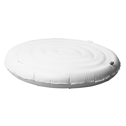 Aufblasbare -Abdeckung, Aufblasbarer Hot Tub Protective Deckel PVC Material Whirlwitz Deckel 5,4 Fuß Eisbad Abdeckung für Spa von Cosiki