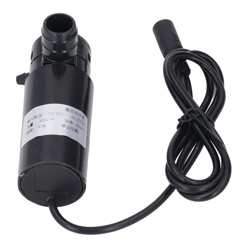 Cosiki 12 -V -Wasserpumpe, Wasserzirkulationspumpe Wasserdicht mit Niedriger Rauschzentrifugalpumpe DC 12 V Tauchpumpe Tauchwasserpumpe für Brunnen Schwimmbäder Aquarien von Cosiki