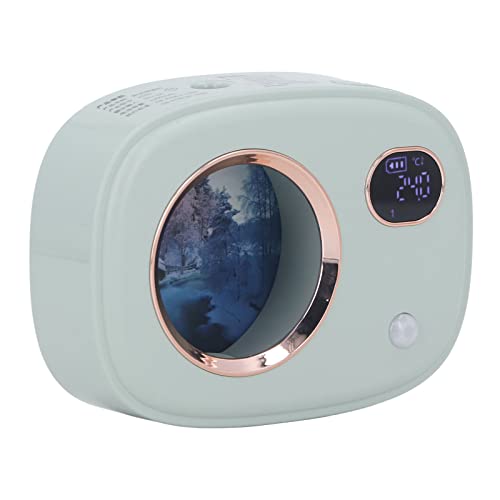 Cosiki Automatischer Lufterfrischer, Lufterfrischer 5W 5V USB Wieder Aufladbar Ultraschall Intelligent Raumspray Duft für Spa Bis Toilette (Green) von Cosiki