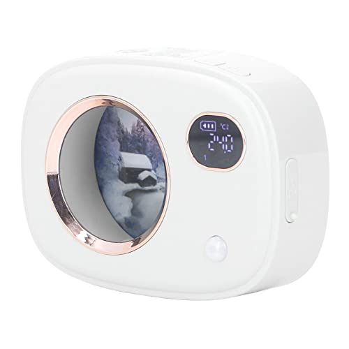 Cosiki Automatischer Lufterfrischer, Lufterfrischer 5W 5V USB Wieder Aufladbar Ultraschall Intelligent Raumspray Duft für Spa Bis Toilette (White) von Cosiki