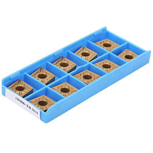 Cosiki Carbid -Drehwerkzeuge, Holzverdrehungstromwerkzeuge für Dicker Indexierbare Festkarbidblatt -Werkzeug 10pcs CNC Drehmaschine Dreheinsatz Carbideinsätze CNMG120408 TM LF9018 Cosiki Carbid -Drehwerkzeuge, Holzverdrehungstromwerkzeuge für Dicker Indexierbare Festkarbidblatt -Werkzeug 10pcs CNC Drehmaschine Dreheinsatz Carbideinsätze CNMG120408 TM LF9018 von Cosiki