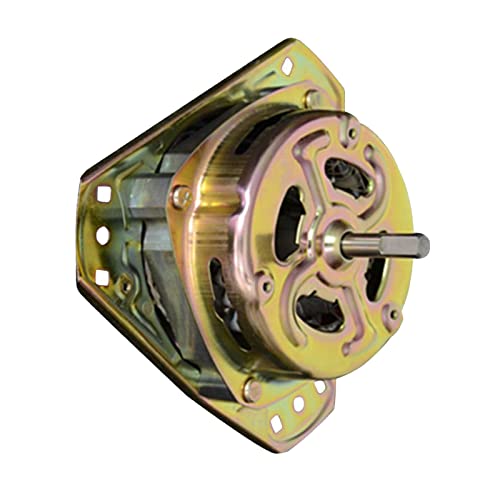 Cosiki Elektromotor, Mini -Motormetallkupferdraht Starker -Trocknungsmotor Waschmaschinen Dehydration Motor Drehscheibe für Waschmaschine (70 W grober Schaft) von Cosiki