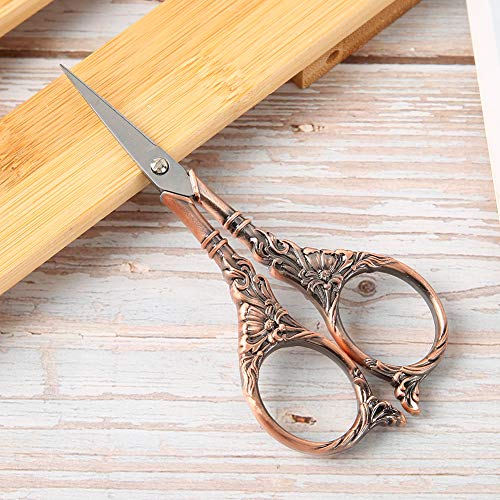 Cosiki Europäische Retro -Schere, Cross Stitch Craft Scissor Handgefertigtes Kreuzstichhandwerk Kreative Schicke Europäische Retro -Schere Stickerei Schere Antique Nadelwork Tools (Honggu Cosiki Europäische Retro -Schere, Cross Stitch Craft Scissor Handgefertigtes Kreuzstichhandwerk Kreative Schicke Europäische Retro -Schere Stickerei Schere Antique Nadelwork Tools (Honggu von Cosiki