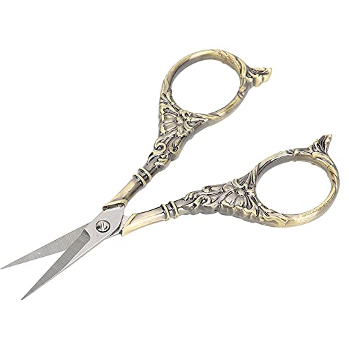 Cosiki Europäische Retro -Schere, Cross Stitch Craft Scissor Handgefertigtes Kreuzstichhandwerk Kreative Schicke Europäische Retro -Schere Stickerei Schere Antique Nadelwork Tools (Qinggu Cosiki Europäische Retro -Schere, Cross Stitch Craft Scissor Handgefertigtes Kreuzstichhandwerk Kreative Schicke Europäische Retro -Schere Stickerei Schere Antique Nadelwork Tools (Qinggu von Cosiki