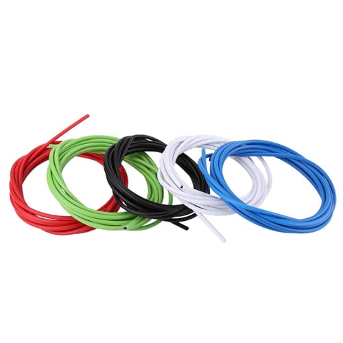 Cosiki Fahrradschieberkabel, 4 Mm -Schaltkabel mit Hochwertigem Gummi -Außenschlauch Leicht und Tragbares 3 Meter Fahrradschaltdraht für Straße und Fahrräder (Black) von Cosiki