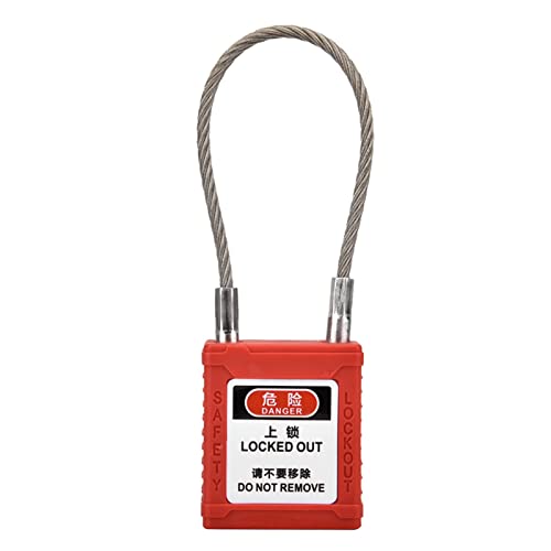 Cosiki Flexible Vorhängeschloss, Pad -Lock -Long Strahl Seilsperrung mit Schlüsselkabelschloss, Sperre aus Dem Verschieben von Vorhängeschloss Technische Sicherheit Vorhängung von Cosiki
