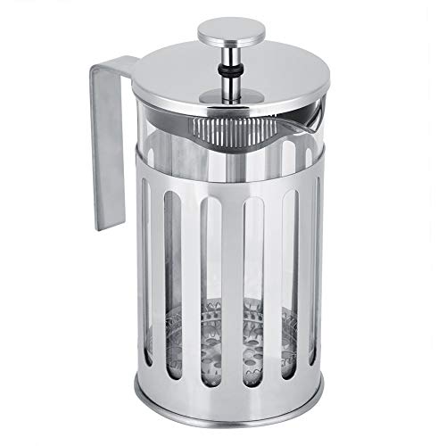 Cosiki Französischer Pressefilter, Kaffeepressfilter mit Zartem Polierstahl aus Edelstahl Glas Französisch Pressfilter Französischer Presse Edelstahlfilter Zum Herstellen von Tee, Kaffee zu Hause, von Cosiki