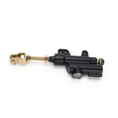 Cosiki Hydraulikpumpe, Hauptzylinderpumpe Heckfußbrems Hauptbremszylinder Motorrad Heckbremse Pumpe Motorrad Bremsbremspumpe für den Größten Teil des, des ATV und Dirtbikes (BLACK) von Cosiki