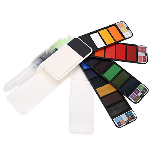 Cosiki Juli- Feste Aquarellfarbe, helle Farben Aquarell, konzentrierter Farbfächer für Schüler Malerliebhaber Anfänger DIY Arbeiten Cosiki Juli- Feste Aquarellfarbe, helle Farben Aquarell, konzentrierter Farbfächer für Schüler Malerliebhaber Anfänger DIY Arbeiten von Cosiki