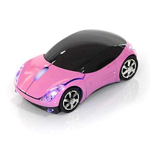 Cosiki Juli-Geschenk Kabellose Wireless Technology-Maus, 2,4 GHz tragbare optische Maus 1600 DPI für M-ac/Android/M-E/PC/Tablet Gaming Office(Rosa) von Cosiki