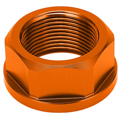 Cosiki LKW -Muttern, Achsmutter 61010086000 Rad Achsenverriegelungsmutter Ersatz M25 Hinterradachse Vorderachse für FC/FX/TC/TX 125-450 (ORANGE) von Cosiki
