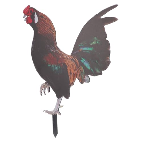 Cosiki Lebendiger Schwanzgarten -Pfahl, Lebensechter Yard -Ornament Verleiht Ihrem Außenraum Künstlerisches Flair, Kompliziertes Design Schafft eine Visuelle Freude, Zentrales von Cosiki