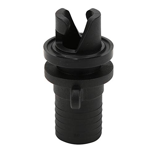 Cosiki Luftventil-Adapter-Anschluss, Ventil-Adapter mit 2 Ringen, Schwarzer PVC-Luftventil-Adapter-Anschluss, Aufblaspumpe, Schlauch, Schraubventil-Anschluss für Fischerboot, Kajak Cosiki Luftventil-Adapter-Anschluss, Ventil-Adapter mit 2 Ringen, Schwarzer PVC-Luftventil-Adapter-Anschluss, Aufblaspumpe, Schlauch, Schraubventil-Anschluss für Fischerboot, Kajak von Cosiki