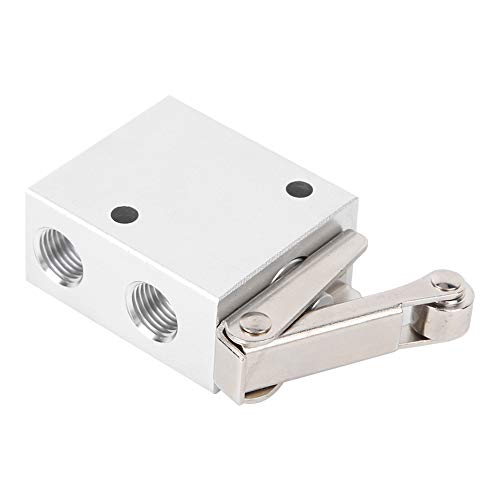 Cosiki Magnetluft-Mechanikventil, Manuelles Luftventil JM-07-R G1/4-Zoll-Drei-Wege von Cosiki