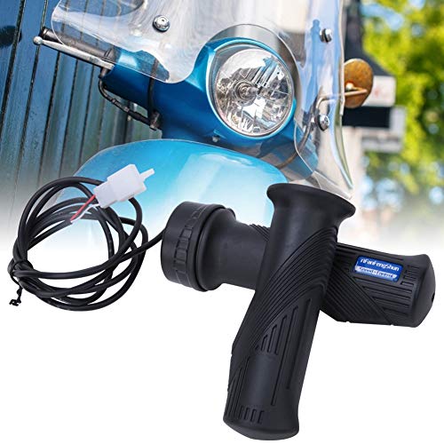 Cosiki Mit 150 cm Drahtlänge Drosselklappengriff, Universal Gummi Electric Scooter Gas Grip -Lenkerbeschleuniger für 22 Mm Lenker von Cosiki