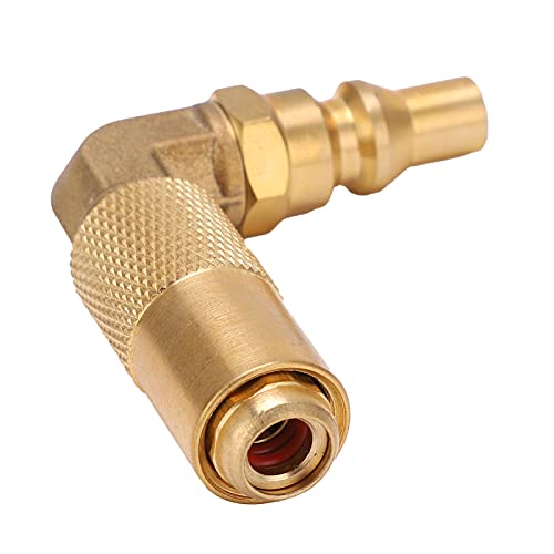 Cosiki Propan -Nachfülladapter, Propantankadapter mit Starker Luftdichtungsmessing -Propan Tank Nachfülladapter für den Gastank von Cosiki