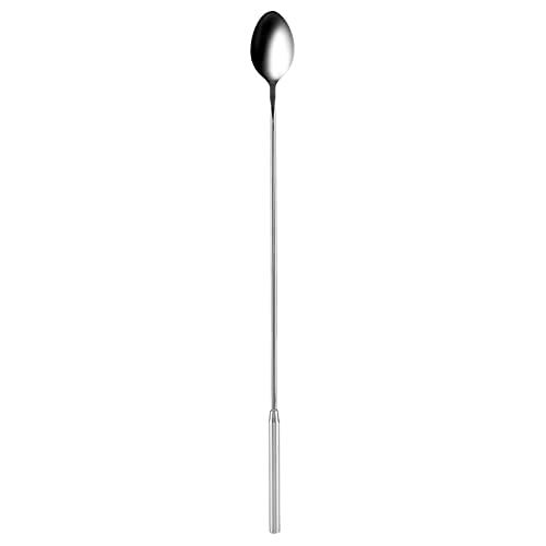 Cosiki Rührende Löffel, Cocktailtrührer Tränenform 12 Zoll Langes Griff Langer Löffel für Rührer für Cocktail, Kaffee, Tee, Milchtee von Cosiki
