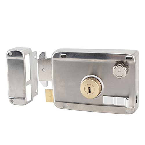Cosiki STACK -Schloss Set, Vordertür Schloss Deadbolt mit Griff aus Edelstahl Anti -Diebstahl Mechanische Türschloss für Gate Außentür Silber Cosiki STACK -Schloss Set, Vordertür Schloss Deadbolt mit Griff aus Edelstahl Anti -Diebstahl Mechanische Türschloss für Gate Außentür Silber von Cosiki