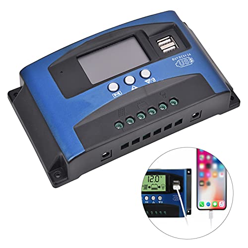 Cosiki Solarladungscontroller, MPPT Solar Charge Controller mit Hoher Ladungseffizienz 30-100A MPPT Solar Ladung Controller für Solarpanel (YCX-003-60A) von Cosiki