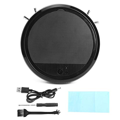 Cosiki Sommerüberraschung Multifunktionale Roboterstaubsauger, intelligentes Staubsauger-Set mit -Licht und Kehrroboter für das Home Office(Schwarz) von Cosiki