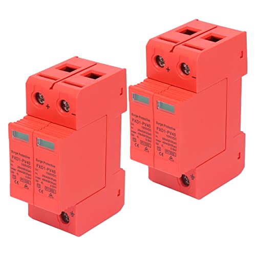 Cosiki Spannungsanordnungsvorrichtung, Schutzvorrichtung 2p 40Ka FXD1 -PV40 2PCS SPD -Schutzgeräte DC Photovoltaic Protector DC Photovoltaic Abrig Elektronikzubehör (DC 1000V) von Cosiki