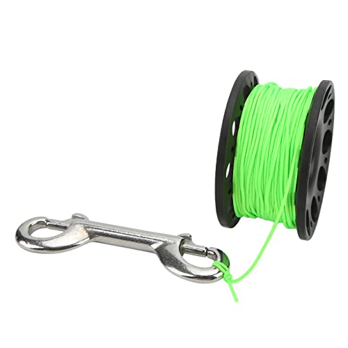 Cosiki Tauchwinkelrolle, Handfischrolle mit Hoher Festigkeitsnylon -Seiltauchtrolle Zum Tauchen (Black) von Cosiki