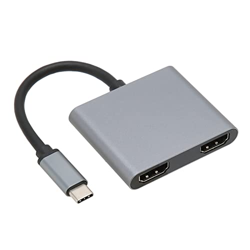 Cosiki USB C auf HD Multimedia Interface Adapter, Typ C auf HD gleichzeitige Anzeige Multimedia Interface Adapter für PC von Cosiki