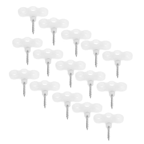 Cosiki Zelteinsätze, Garteneinsätze mit 3 Löchern Leichte Grundstücksgüter für Camping -Wandern (15PCS) von Cosiki