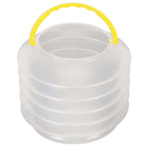 Pinseleimer, Wiederverwendbarer Transparenter Aquarell-Maleimer aus Kunststoff, Zusammenklappbar Zum Wandern Pinseleimer, Wiederverwendbarer Transparenter Aquarell-Maleimer aus Kunststoff, Zusammenklappbar Zum Wandern von Cosiki