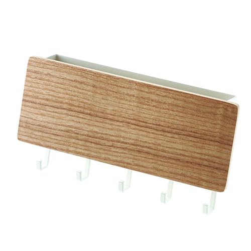 Schlüsselhalter-Wandhalterung, Wandhaken, Dekorativer Briefständer aus Holz, Organizer mit Regalaufhängern für die Wand, Dekorativ mit 5 Schlüsselhaken, Schlüsselaufhänger für Schlüsselhalter-Wandhalterung, Wandhaken, Dekorativer Briefständer aus Holz, Organizer mit Regalaufhängern für die Wand, Dekorativ mit 5 Schlüsselhaken, Schlüsselaufhänger für von Cosiki