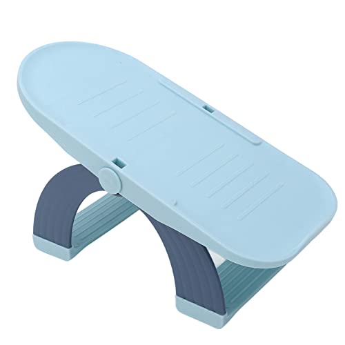 Schuhstapler, Praktisches PP-Material, Doppellagig, 3 Ebenen, Verstellbarer, Platzsparender Schuhfach-Organizer für Zuhause und Wohnung (Blau) von Cosiki