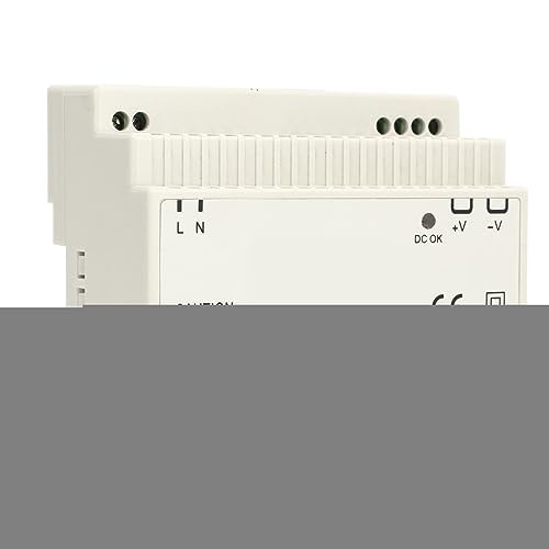 Stufenförmiges DIN-Schienen-Netzteil, Leicht, 100–240 VAC, Verbessert die Effizienz, AC/DC-Umschaltung von DIN-Schienen-Netzteilen für Sicherheitsüberwachung (12V) von Cosiki
