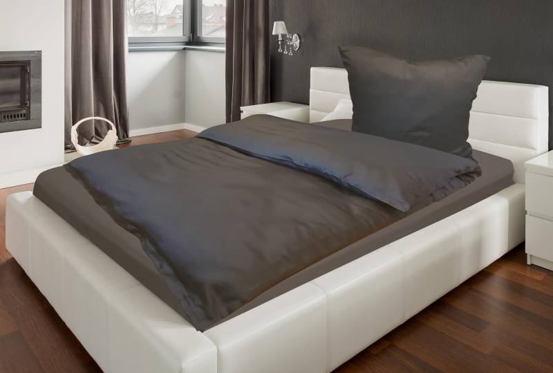 Cosima Home Tex Bettwäsche, ca. 155x220cm ELODIE B/L ca.155x220cm in Fb. Anthrazit von Cosima Home Tex