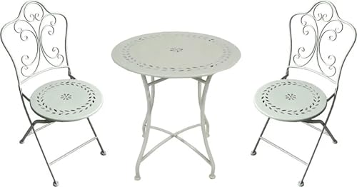 Cosma Gartentisch mit Stühlen 60 cm Ø x 75 cm weiß Cosma Gartentisch mit Stühlen 60 cm Ø x 75 cm weiß von Cosma